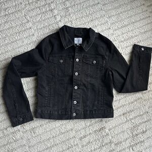Love Tree Junior Black Denim Jacket